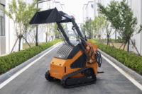 Minipala compatta con cingoli in gomma da 1120 kg, benna da 0,1 m³ per edilizia e agricoltura
