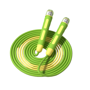 <span class=keywords><strong>Corde</strong></span> <span class=keywords><strong>à</strong></span> <span class=keywords><strong>sauter</strong></span> segmentée <span class=keywords><strong>à</strong></span> double roulement en PVC, longueur réglable, pour débutants et élèves du primaire - Product Image 1