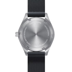 Reloj de Buceo de Lujo para Mujer, Movimiento de Cuarzo Ronda, Caja de Titanio, Correa de Cuero y Silicona, Resistente al Agua, Manecillas Luminosas - Product Image 6