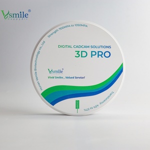 <span class=keywords><strong>Vsmile</strong></span> 3D Pro cad cam bloc de zircone pour la fabrication dentaire de prothèse de pont de couronne - Product Image 3