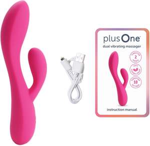 Vibrador duplo do coelho Massager pessoal 10 configurações de vibração Body-Safe Silicone impermeável USB recarregável sexo brinquedo - Product Image 6