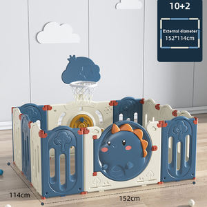 <span class=keywords><strong>Parc</strong></span> de jeu domestique de haute qualité avec cerceau de basket-ball Clôture de sécurité pour aire de jeux intérieure pour <span class=keywords><strong>bébé</strong></span> Clôture de sécurité bon marché pour les tout-petits - Product Image 2