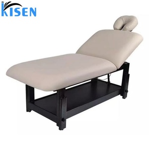 Kisen Modern Beauty Salon Furniture Facial Spa Solid Wooden Base <b>Lash</b> Adjustable Massage Soft <b>Table</b> Beauty <b>Bed</b> - Product Image 5