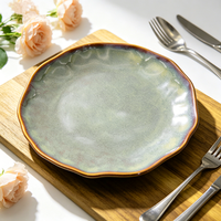 Bol à fruits en céramique réactive, plats de service, bol à soupe, bol personnalisé, vaisselle, vaisselle de table, empilable, forme irrégulière, bol à légumes
