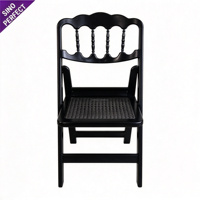 Chaise pliante en résine plastique OEM, dossier plat simple, pour événements extérieurs, mariages, banquets, fêtes, conférences