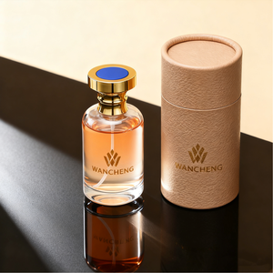 Botella de vidrio de <span class=keywords><strong>Perfume</strong></span> cilíndrico de 50ml y 100ml, botella de vidrio de <span class=keywords><strong>Perfume</strong></span>, dispensador de parche de Color de 50ml, botella vacía de Spray - Product Image 1