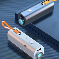 Portable 5000mAh Mini Power Bank Étanche Ultra-Mince USB Chargeur 10W Batterie Au Lithium Type C USB Compatible pour Appareils Mobiles