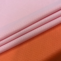 Tissu jersey 100% polyester uni bicolore tricoté extensible respirant recyclé sublimation 150 g/m² pour vêtements de sport pour filles