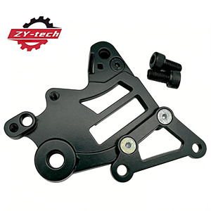 Étrier <span class=keywords><strong>de</strong></span> <span class=keywords><strong>frein</strong></span> à main <span class=keywords><strong>de</strong></span> <span class=keywords><strong>moto</strong></span> en acier usiné CNC <span class=keywords><strong>de</strong></span> haute précision, revêtement en poudre noire - Product Image 3