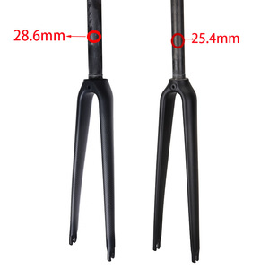 Sợi Carbon đường xe đạp <span class=keywords><strong>25.4</strong></span> phía trước ngã ba sợi carbon cứng ngã ba 700C Đường Phía Trước Ngã Ba xe đạp ĐĨA PHANH phát hành nhanh chóng - Product Image 2