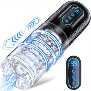 Succhiare rotazione della spinta automatica maschio masturbatore tazza giocattolo del sesso tasca elettrica figa da uomo Stroker macchine strumenti per masturbatore - Product Image 1