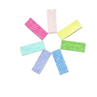 Dreidimensionales Glitzerleder, Dekorationsstoff für Kinder