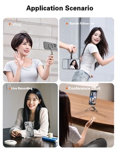 Producto caliente N52 Trípode de teléfono de bolsillo magnético fuerte Plegable <span class=keywords><strong>para</strong></span> <span class=keywords><strong>iPhone</strong></span> Mini Soporte de escritorio <span class=keywords><strong>para</strong></span> teléfono Vlog Selfie Stick <span class=keywords><strong>para</strong></span> viajes - Product Image 6