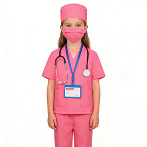 Disfraz <span class=keywords><strong>de</strong></span> Médico para Niños, Traje <span class=keywords><strong>de</strong></span> Cosplay <span class=keywords><strong>de</strong></span> Halloween con Estetoscopio <span class=keywords><strong>de</strong></span> Juguete, Uniforme <span class=keywords><strong>de</strong></span> Doctor para Niños - Product Image 2