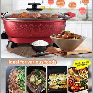 New Kitchen <strong>Electric</strong> <strong>Hot</strong> Pot Cooking Multifunctional <strong>Electric</strong> Cooker <strong>Pan</strong> Non-stick Skillet with Detachable Thermosate Control - Product Image 3