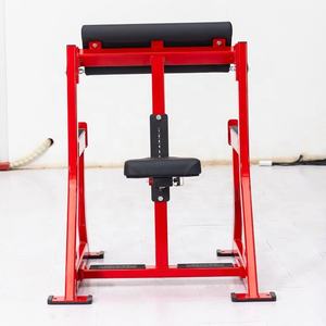 Machine de curl de biceps assis chargée de plaque commerciale, équipement de gymnastique en acier galvanisé pour la musculation (OEM et logo personnalisé accepté) - Product Image 1