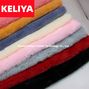 KELIYA – peluche douce et chaude de qualité pour l'hiver, tissu en <span class=keywords><strong>fausse</strong></span> <span class=keywords><strong>fourrure</strong></span> de lapin de couleur pure - Product Image 3