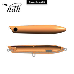 Aparejos de pesca duros de 18 colores, Señuelos de Pesca de boca grande, popper Top water de 130mm - Product Image 5