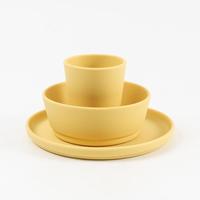 Ensemble de cadeaux d'usine pour nouveau-nés ensembles de vaisselle en silicone sans BPA pour enfants vaisselle d'extérieur pour l'alimentation de bébé