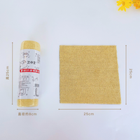 Rouleau de chiffons de nettoyage en microfibre de polyester à séchage rapide, tricotés, perforés, faciles à déchirer, double face, réutilisables, épais, pour la cuisine