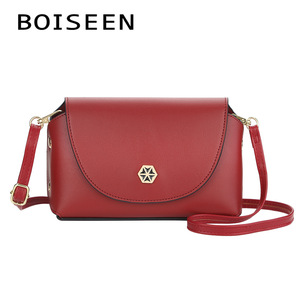 Boiseen Women's Chest Bag Wine Red Magnetic Closure Anti Theft Single Strap Daily Use - Product Image 5