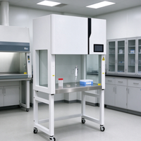 Poste de travail vertical à flux laminaire, armoire à flux laminaire modulaire à ultraviolets haute efficacité pour laboratoires biologiques