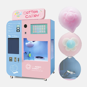 Distributeur automatique de barbe à papa entièrement automatique en vente chaude Machine électrique commerciale intelligente pour barbe à papa - Product Image 1