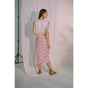 Vestido midi Agape con estampado floral Canyon Rose - Product Image 3