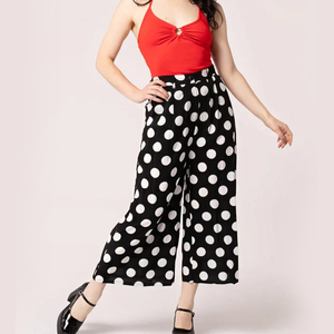 <span class=keywords><strong>Pantaloni</strong></span> da <span class=keywords><strong>donna</strong></span> <span class=keywords><strong>donna</strong></span> a pois larghi a gamba larga Plus Size <span class=keywords><strong>pantaloni</strong></span> Palazzo <span class=keywords><strong>neri</strong></span> a pois da <span class=keywords><strong>donna</strong></span> - Product Image 1