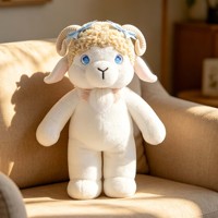 Jouet en peluche agneau interactif IA personnalisé OEM ODM, poupée en peluche berceau de mouton avec chat vocal intelligent, jouet compagnon éducatif multilingue