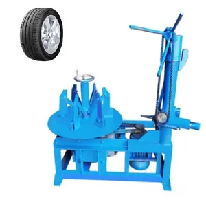 Waste used truck Tyre tire sidewall cutter circle recycling machine double sides cutting machine automatic