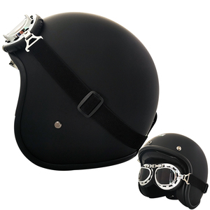 หมวกกันน็อคแบบครึ่งใบ VIRTUE Vega รุ่นใหม่สำหรับผู้ใหญ่ ได้รับมาตรฐาน DOT สำหรับรถจักรยานยนต์ บุด้วยโฟม ABS - Product Image 1