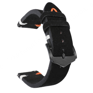 Huanlong สายนาฬิกาหนังแท้22มม., สายหนังนิ่ม20มม. สายนาฬิกาหนังนิ่มแบบปลดออกได้อย่างรวดเร็ว - Product Image 1