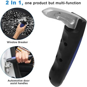 Marteau de sécurité multifonctionnel pour <span class=keywords><strong>voiture</strong></span>, brise-vitre, outil d'évasion et de sauvetage extérieur en ABS et alliage d'aluminium, <span class=keywords><strong>vente</strong></span> directe usine - Product Image 3