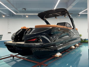 <span class=keywords><strong>Bateau</strong></span> à ponton en aluminium de luxe de 22 pieds, certifié CE, nouveau design, avec moteur hors-bord, en <span class=keywords><strong>vente</strong></span>, <span class=keywords><strong>bateau</strong></span> de pêche, <span class=keywords><strong>bateau</strong></span> de fête, tritoon - Product Image 2