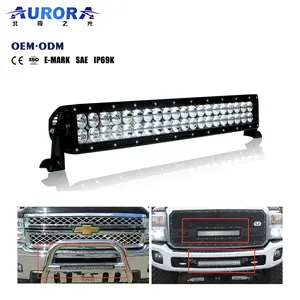 La meilleure vente Aurora 10 20 30 40 50 pouces accessoire de voiture Standard Double rangée Led camion tout terrain LED barre lumineuse