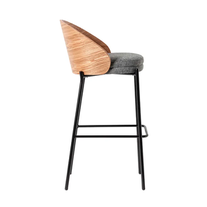 <span class=keywords><strong>Sgabello</strong></span> da Bar Moderno in Metallo, Sedia Alta per Bancone, per Ristorante e Casa - Product Image 6