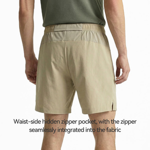 Shorts <span class=keywords><strong>de</strong></span> course à pied pour hommes QUICKSHOW, respirants, légers, avec poches zippées, séchage rapide, pour entraînement, gym, vêtements <span class=keywords><strong>de</strong></span> sport actifs - Product Image 2