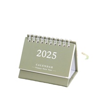 Calendrier de bureau de style nouveau 2025 avec horloge, impression créative colorée, marque TianLian, modèle TL-02