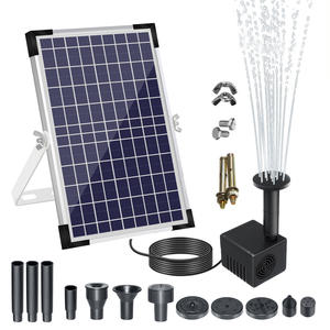 Kit de pompe à eau solaire 10W avec têtes de pulvérisation en forme de champignon pour étang, piscine, jardin, patio, hydroponie, fontaine - Product Image 3