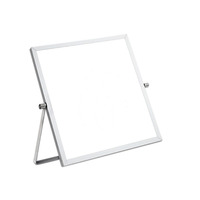 Tableau blanc magnétique en aluminium laqué de petite taille, effaçable à sec, pour bureau, mémo, enfants, mini tableau d'écriture, logo personnalisé
