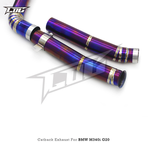 Sistema de Escape Ligero de Titanio para BMW M340i/M340/M440i/M440/M240i G20/G22/G42 3.0 2019-2025, Tubo de Escape de 3.5 a 2.75 Pulgadas - Product Image 2