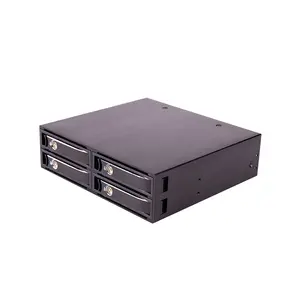 Unestech Factory wholesale 4Bay U.2 NVME enclosure 2.5 hdd bay removable tray SSD hard drive mobile rack