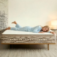 Meistverkaufte Hybrid-Matratze mit Einzeltaschenfederkern, Kühlgelschaum, Vakuumverpackt, Bett in Box, Master-Bett für Zuhause