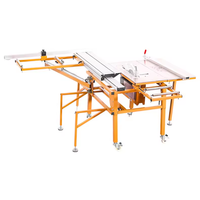 WANJIA Scie à table circulaire industrielle pliable et portable pour le travail du bois et la fabrication de meubles