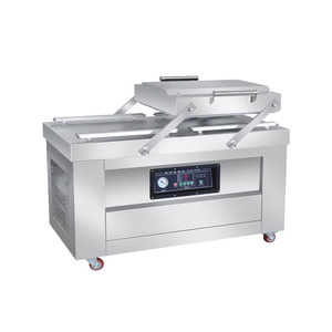 Machine d'emballage sous vide pour aliments, à double chambre, pour usage commercial, sèche et humide, pour riz, aliments cuits et fruits de mer - Product Image 1