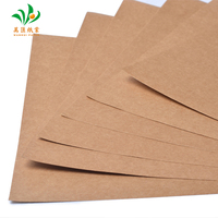 Carton plat recyclable haute rigidité, résistant à l'humidité, épais, brun, pour emballage personnalisé