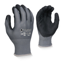 Gants de travail de sécurité XINGYU en polyester 13 jauges enduits de nitrile, compatibles écrans tactiles, haute adhérence, antidérapants et résistants à l'abrasion
