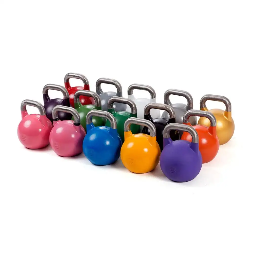 Renkli rekabet Kettlebells