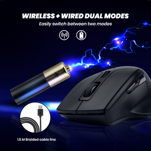 Phụ kiện máy tính tùy chỉnh <span class=keywords><strong>OEM</strong></span> ODM, chuột chơi game không dây, chuột không dây Bluetooth im lặng, có thể sạc lại, dành cho máy tính xách tay, chơi game, văn phòng - Product Image 6